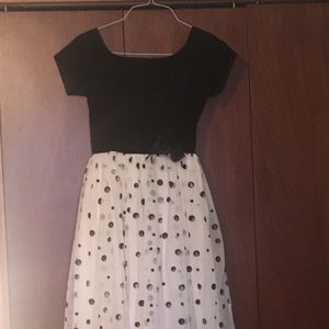 Vintage 1950s Teena Paige Midi Party Dress